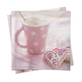 GUARDANAPO CHANTILLY 32,5X32,5 C/20 FOLHAS