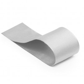 FITA GORGURAO LISO PRATA 39MMX10M C/1 UN