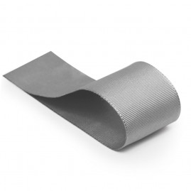 FITA GORGURAO LISO CINZA 39MMX10M C/1 UN