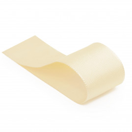 FITA GORGURAO LISO MARFIM 39MMX10M C/1 UN