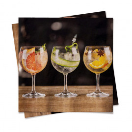 GUARDANAPO GIN 32,5X32,5 C/20 FOLHAS