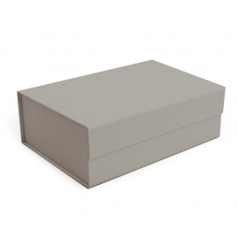CX RIGIDA DOBRAVEL RETANGULAR COM IMA GRIS GG C/1 UN