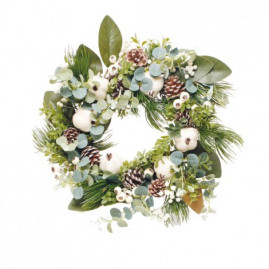 GUIRLANDA BCO/VDE 50CM (GUIRLANDAS DECORADAS) C/1 UN