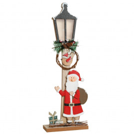 POSTE DE LUZ C/NOEL C/LED CRU/VRM (WOOD MOOD) C/1 UN