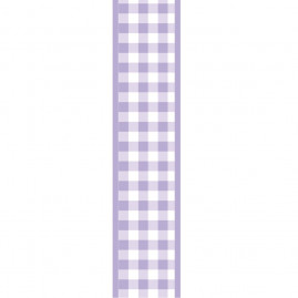 LACO EXPRESS ORGANZA XADREZ LILAS 27MM C/1 UN