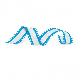 FITA DEC ARAM ORGANZA BIBELO AZUL 27MMX10M C/1 UN