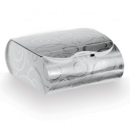 CX BEM CASADO REQUINTE GLAMOUR PRATA 9X6,5X3 PT C/1 UN