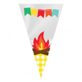 CONE ARRAIA 2 - 18X30 PT C/50 UN