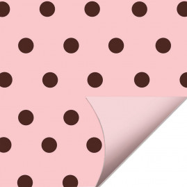 PAPEL KRAFT BIG POA ROSA/MARROM 59X80 PT C/50 UN