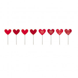 PICK DECORATIVO ROMANTICA PT C/12 UN