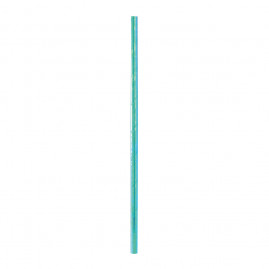 CANUDO DE PAPEL NACARADO VERDE 20CM PT C/20 UN