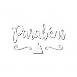 LETTERING TRANSF P/BALAO PARABENS BOLO BCO P 22X18 C/1 UN