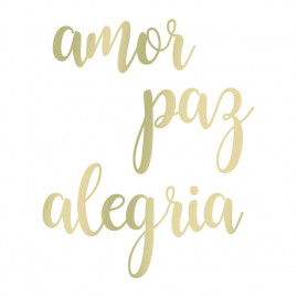 LETTERING TRANSF P/BALAO AMOR PAZ ALEGRIA G C/1 UN