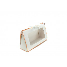 CAIXA TRIANGULAR BRANCO 27X9X16 C/1 UN