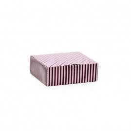MINI CAIXA RET PRATICE POA ROSA/MARROM P 6,5X6X3 C/1 UN