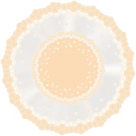 POLI REDONDO MODERN CHAMPAGNE 38CM PT C/50 UN