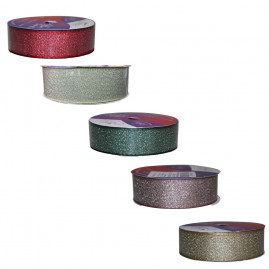 903M FITA CETIM LUREX SILVER 22MM SORTIDOS (VENDA P/METRO)