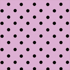 SACO PEROL 15X44 POA LILAS/PRETO PT C/100 UN
