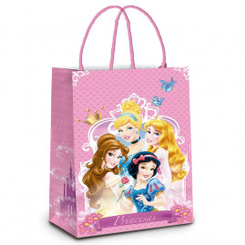 SACOLA LAM PRINCESAS ELEG MINI 10.5X9.5X4 PT C/1