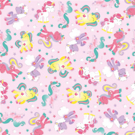 SACO PEROL 15X22 UNICORNIO BABY PT C/50 UN