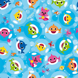 SACO LIC 89X120 BABY SHARK PT C/25 UN