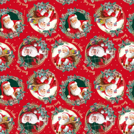 SACO METAL 45X59 NOEL BOAS FESTAS PT C/25 UN