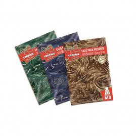 SACO METAL/PEROL 20X29 MARMORIZADO SORTIDO PT C/50 UN