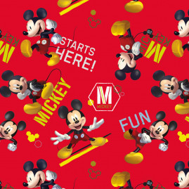 SACO LIC 45X59 MICKEY FUN PT C/25 UN