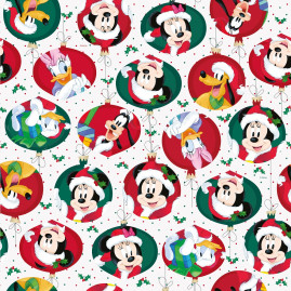 SACO LIC 60X90 NATAL MAGICO DISNEY PT C/25 UN 