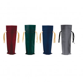 SACO DE TNT P/BEBIDAS C/LACO LISO 47X16CM STDO PT C/10 UN