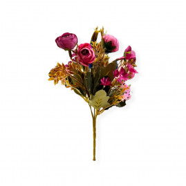 BUQUE ROSA PEONIA VL 30CM SORTIDOS C/1 UN