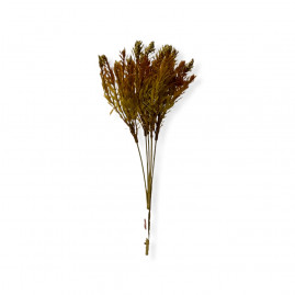 BUQUE CAPIM FLOCADO TAM 30CM MRVDE ENVELHECIDO C/1 UN