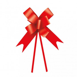 LACO PLASTICO 15MMX26CM LISO VERMELHO  PT C/10 UN