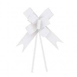 LACO PLASTICO 15MMX26CM LISO BRANCO  PT C/10 UN