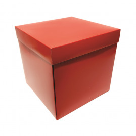 CAIXA SURPRESA VERMELHO 22,5X22,5X22,5 C/1 UN