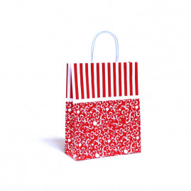 SACOLA LUXO VERMELHA TAM GG 39X32X16CM C/1 UN