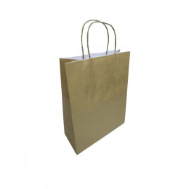 SACOLA OURO TAM M 24X31X10CM C/1 UN