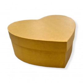 CAIXA CORACAO RIGIDA N 134 26.5X20X11 DOURADO